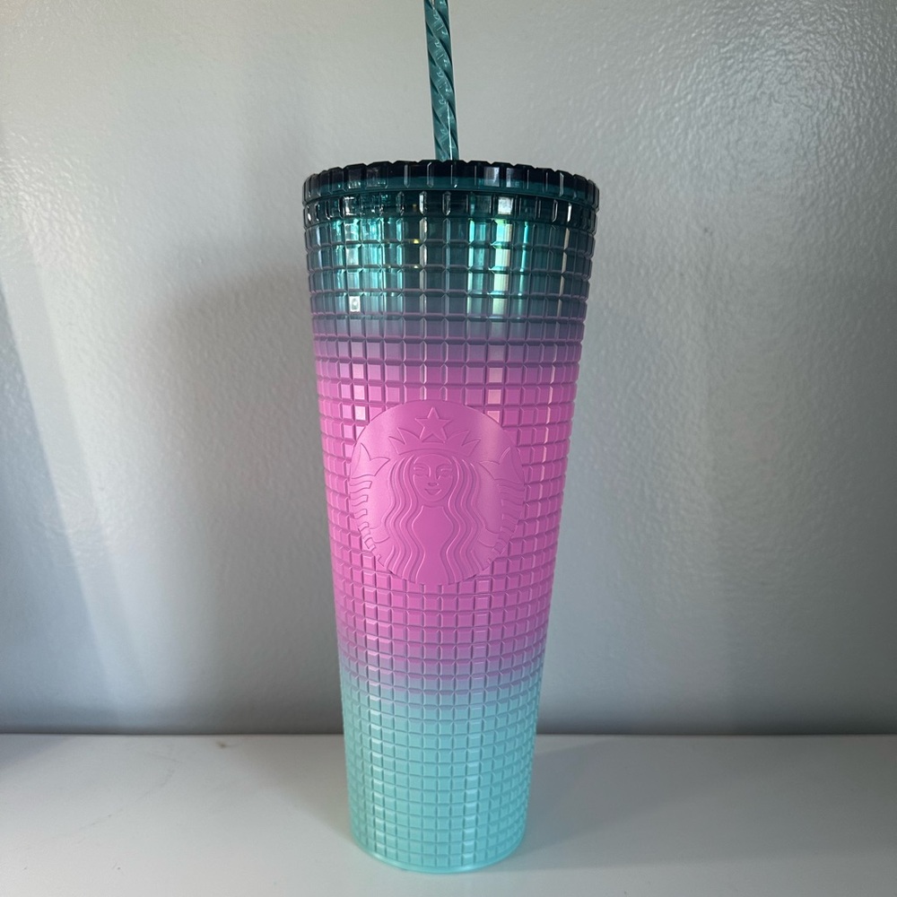 Never Been Used Blue and Pink Ombré Venti Starbucks Cup